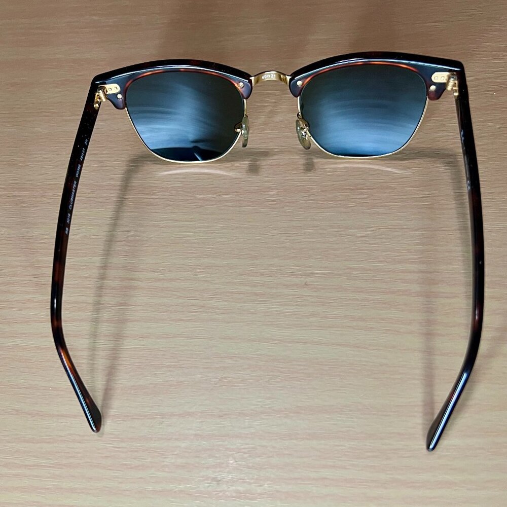 Ray-Ban Clubmaster RB3016 W0366-Tortoise/Gold, Mint w/Case